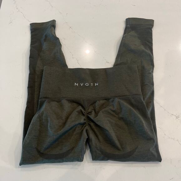 NVGTN Green‎ Workout Leggings Size Small - Picture 1 of 8